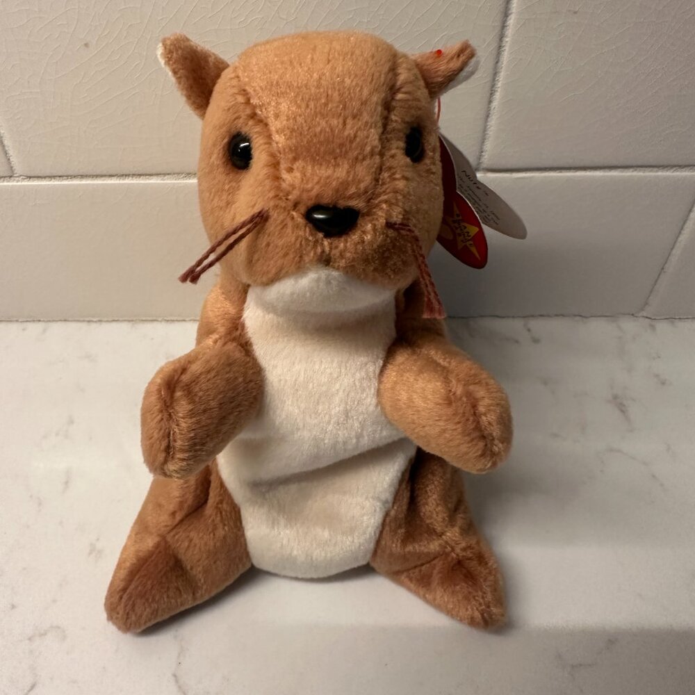 2 for $10🎁 Ty 1996 "Nuts" Beanie Baby